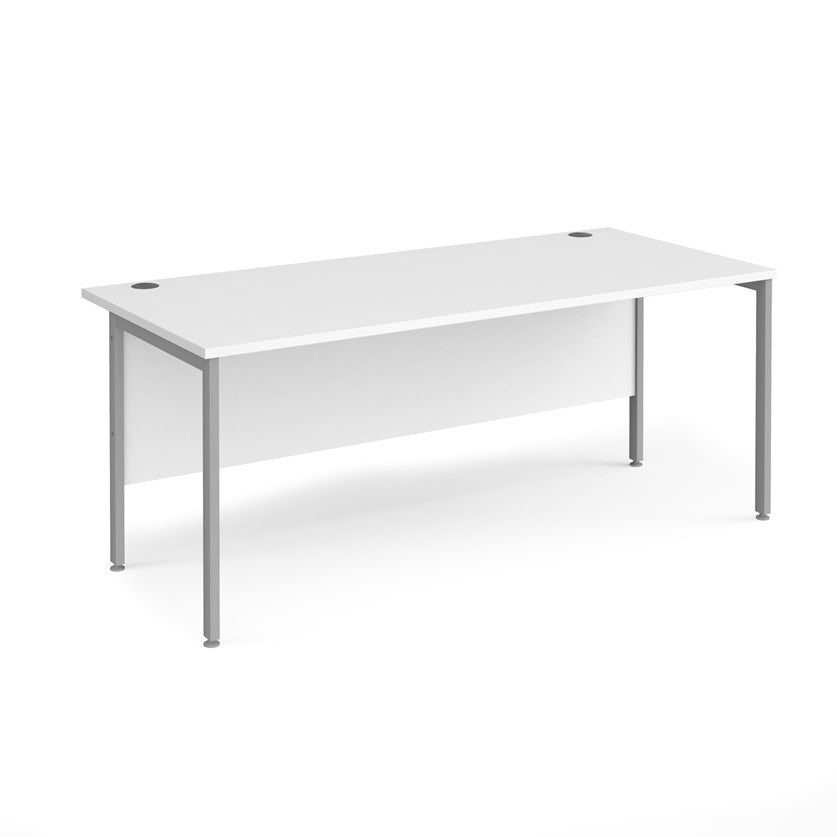 Maestro 25 H Frame Straight Desk  (Available in 6 sizes)