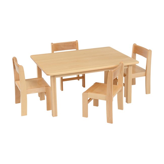 Rectangular Table Solid Beech 960mm