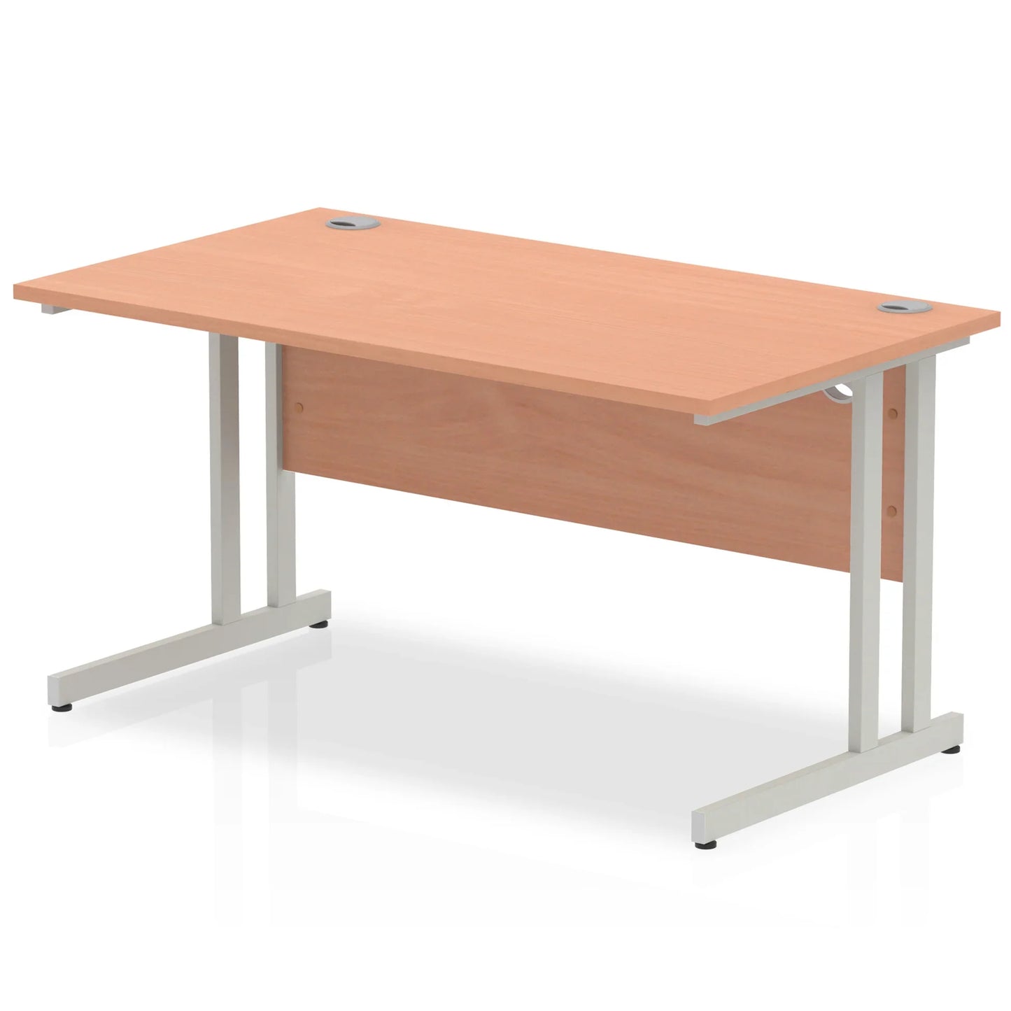 Impulse Cantilever Rectangular Desk W1200 / W1400 / W1600 / W1800