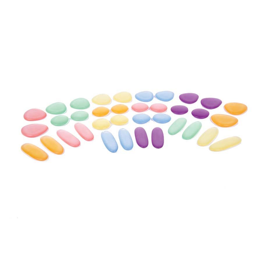 Clear Junior Rainbow Pebbles