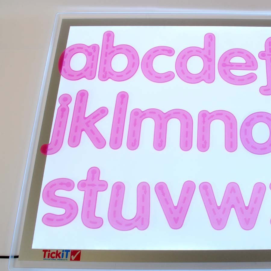 Silishapes Lowercase Trace Alphabet