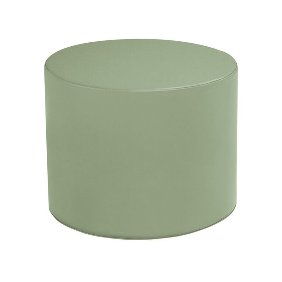 Wesco Basic Vinyl Fabric Round Pouffe ottoman