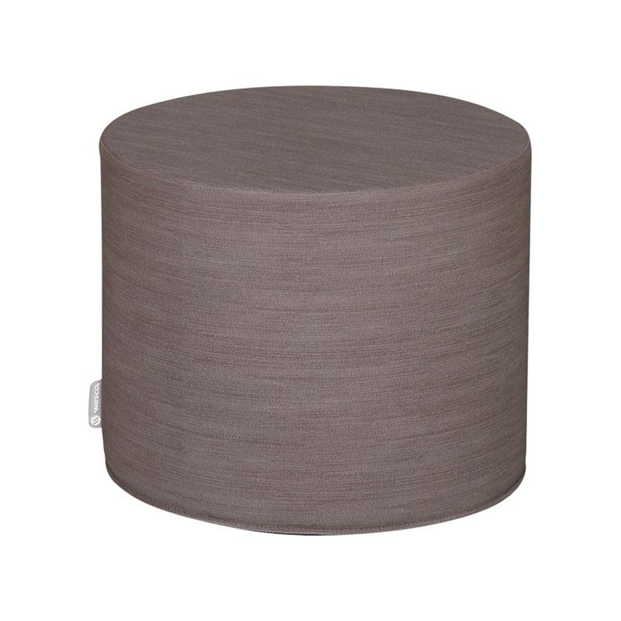 Wesco Basic Vinyl Fabric Round Pouffe ottoman