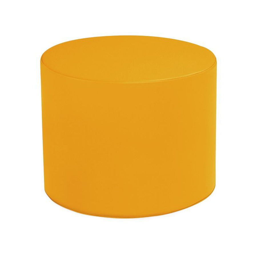 Wesco Basic Vinyl Fabric Round Pouffe ottoman