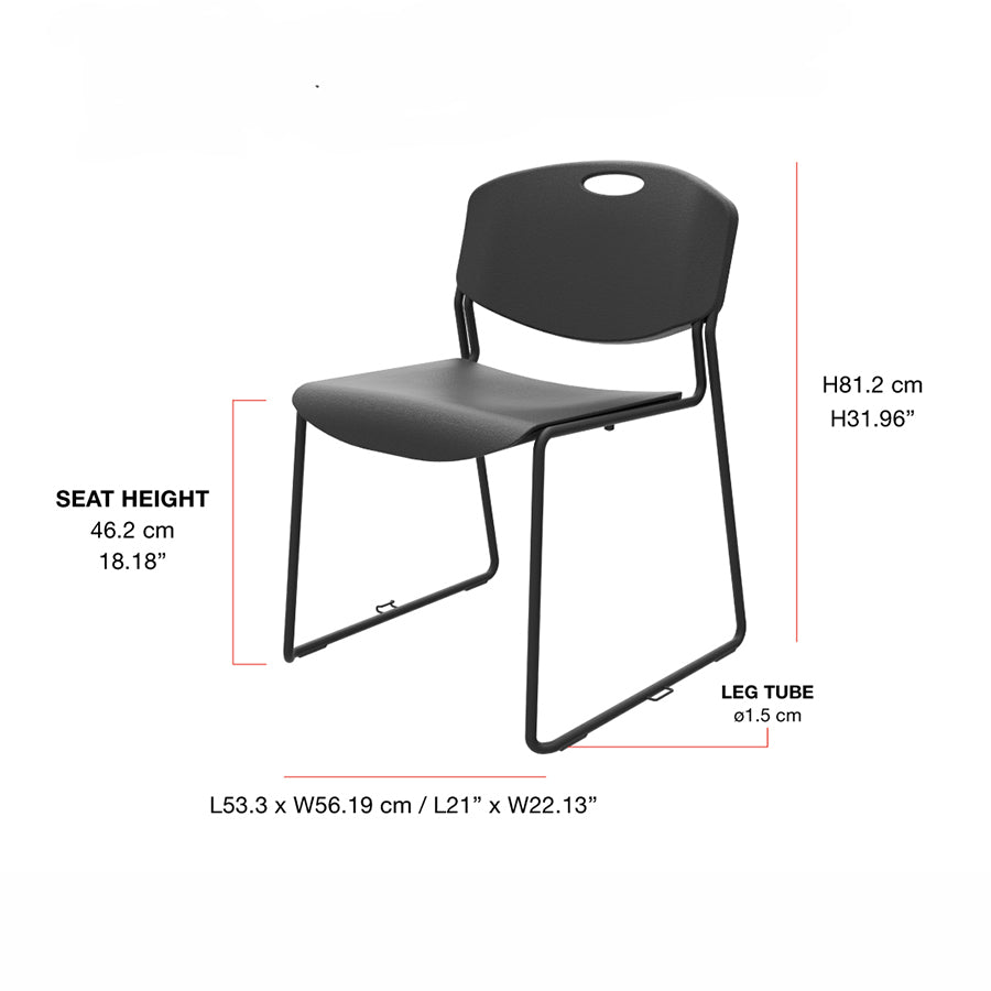 Monza Stacking and Linking Chair