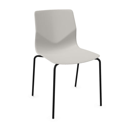 FourSure® 44 polypropylene 4 leg stacking chair