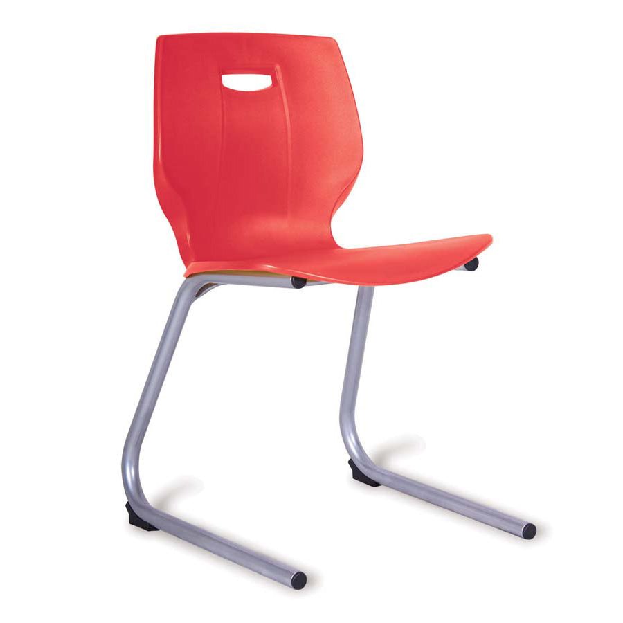 Geo Reverse Cantilever Poly Chair