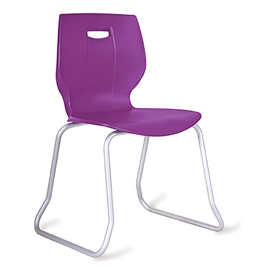 Geo Skid Base Stacking Poly Chair