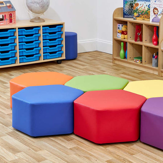 Acorn Hexagon Foam Seats Sets Of Six