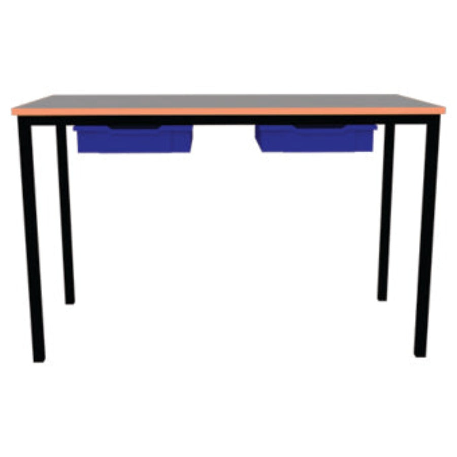 Morleys Fully Welded Classroom Table 1200x600 ABS Edge with Tray