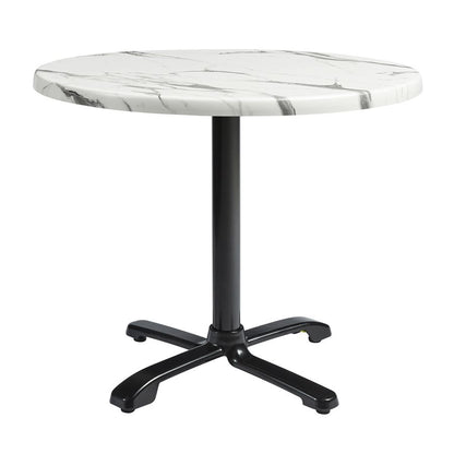 Enduratop Dining Table Flip Top Circular with Auto-Adjust for uneven floors