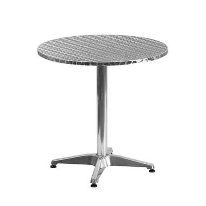 Rio Circular Pedestal Table + 4 Armchairs