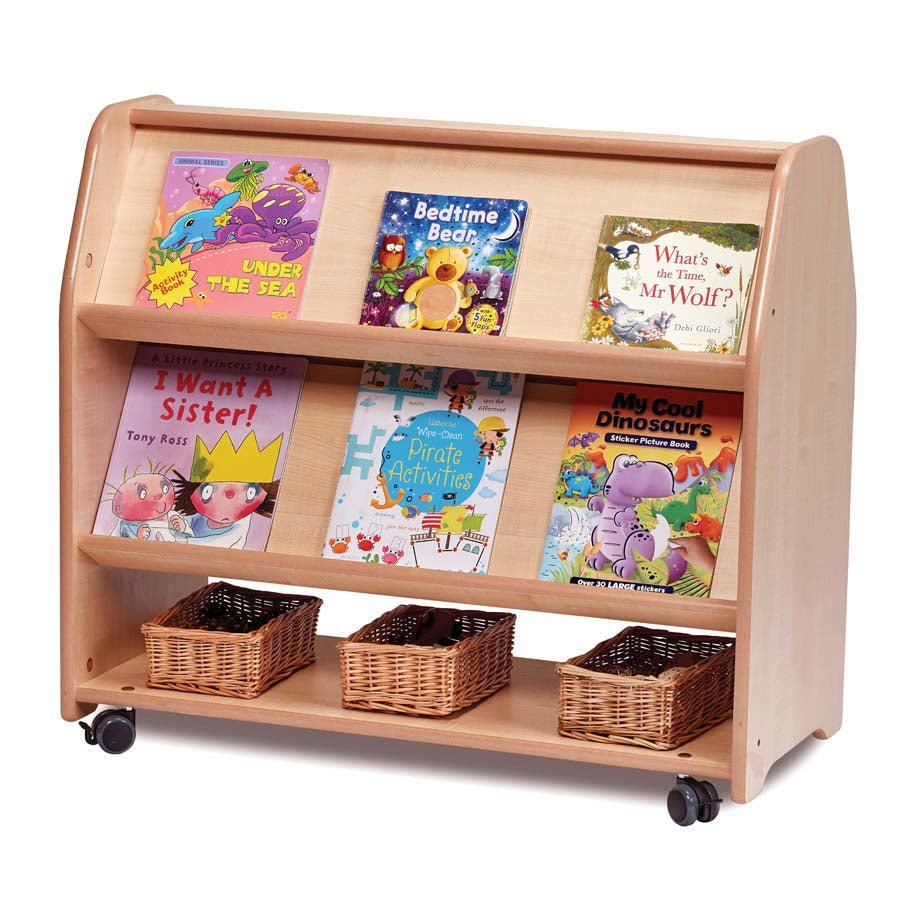 Mobile Double Sided Book Display