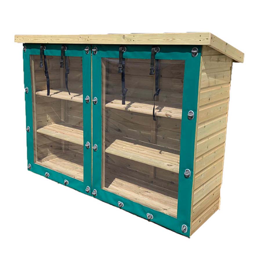 Outside Spaces Three-Tier Storage Unit