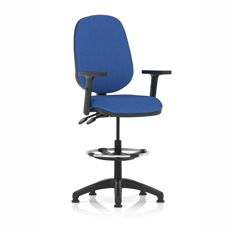 Eclipse Plus 2 Task Operator Office Chair with Hi Rise Draughtsman Kit