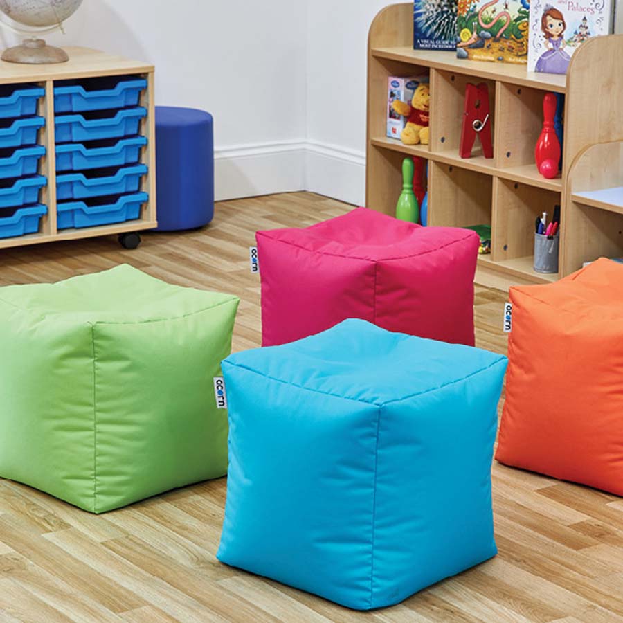 Acorn Bean Cube Seats Set Of Four