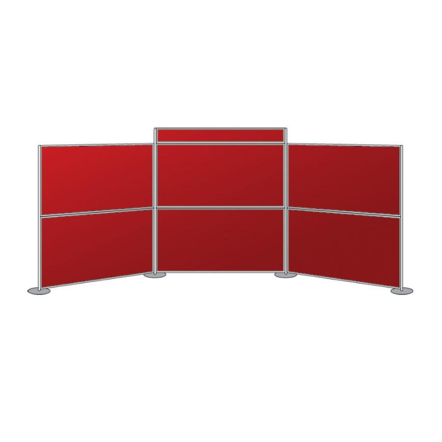 Mighty Board Display System 6 Panel burgundy