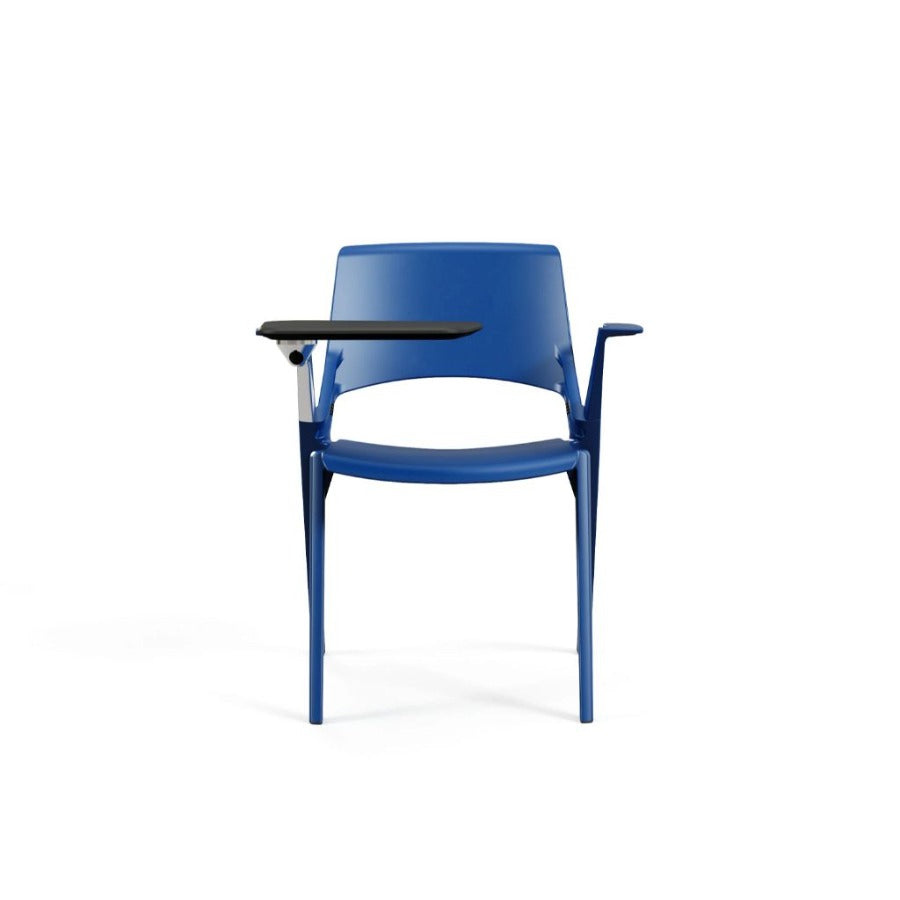 Myke Stacking Chair With Arms & Tablet