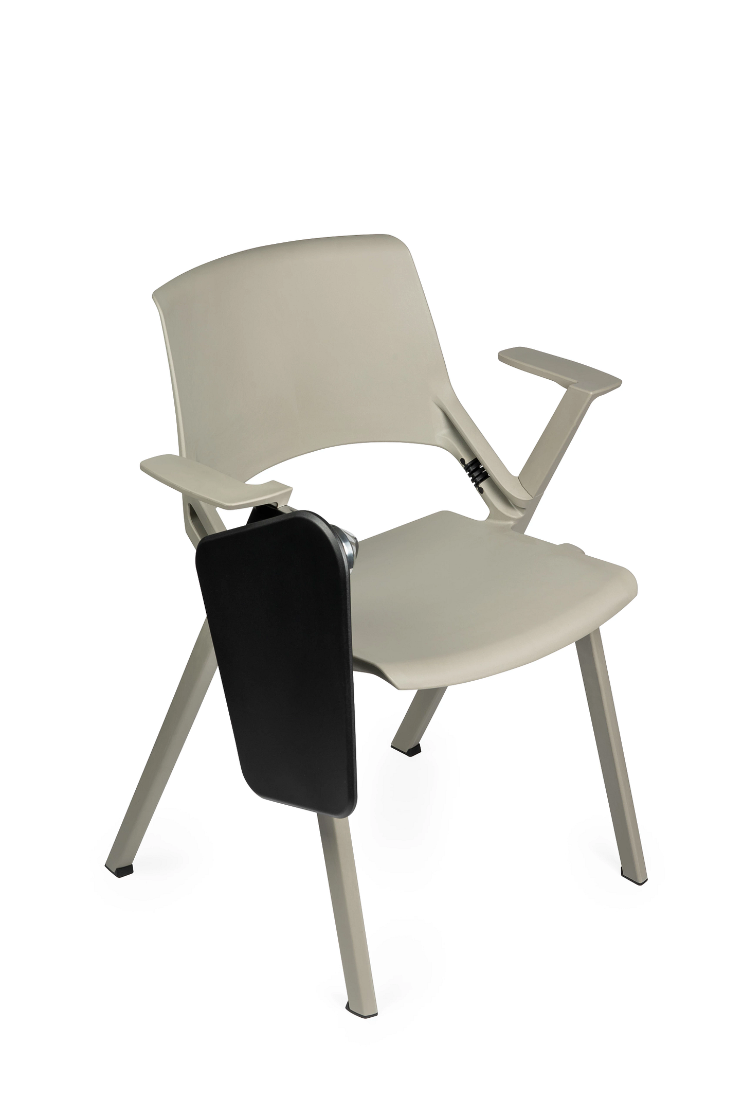 Myke Stacking Chair With Arms & Tablet