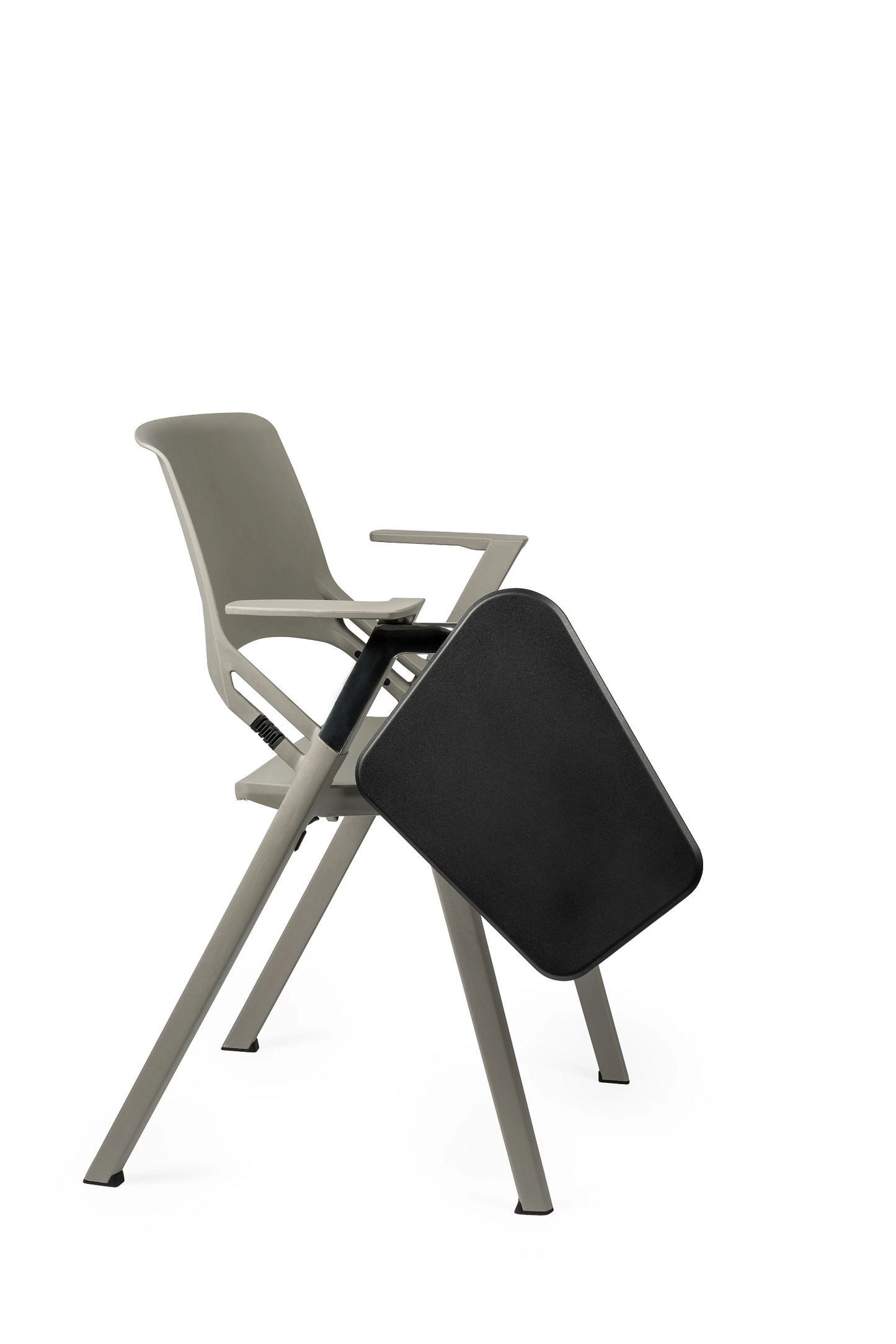 Myke Stacking Chair With Arms & Tablet