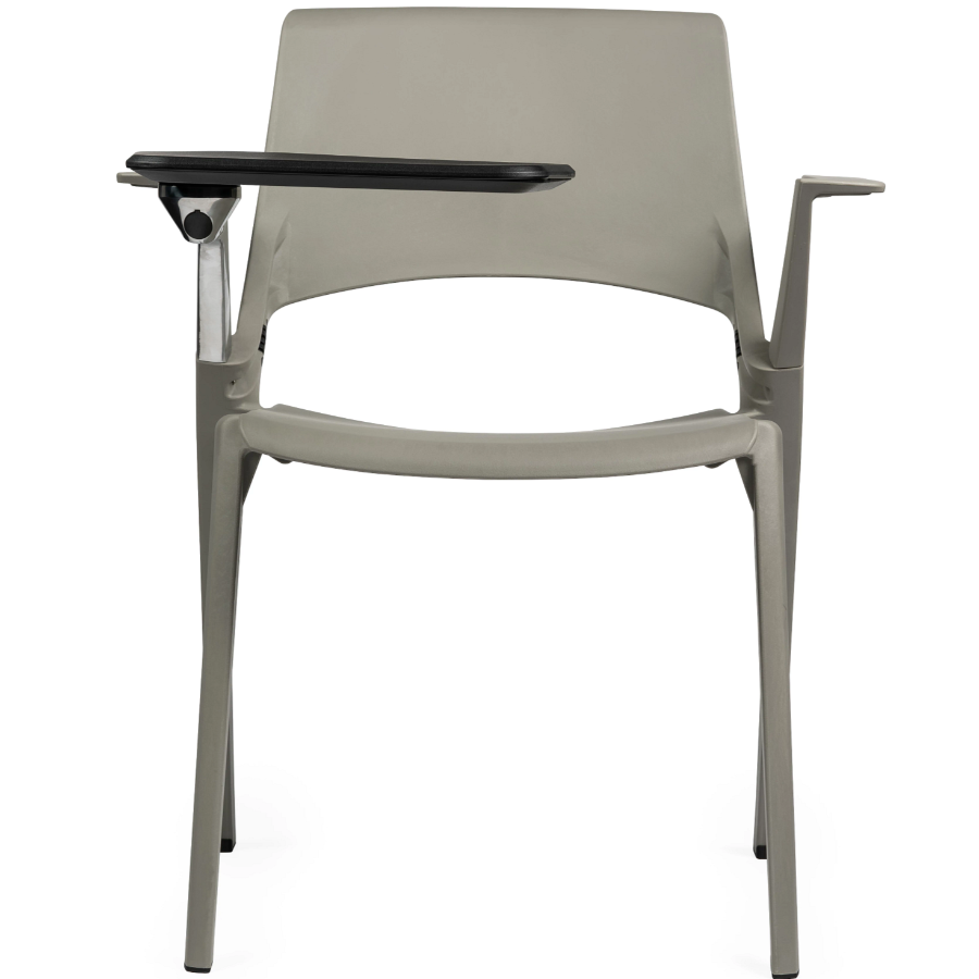 Myke Stacking Chair With Arms & Tablet