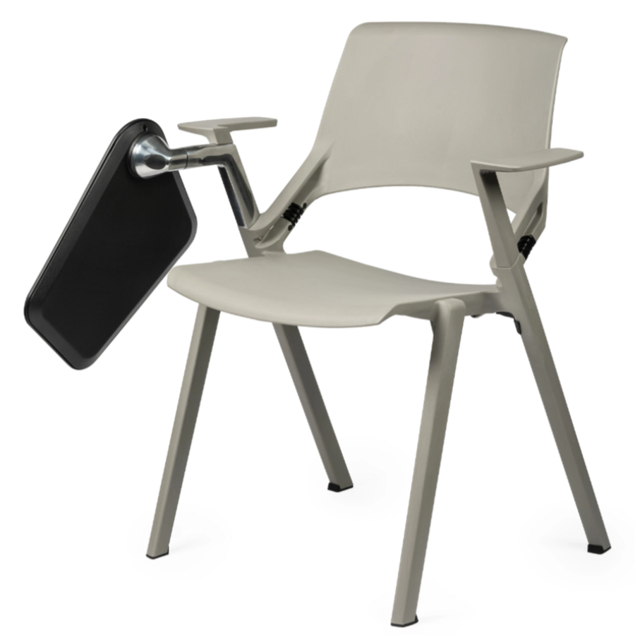 Myke Stacking Chair With Arms & Tablet