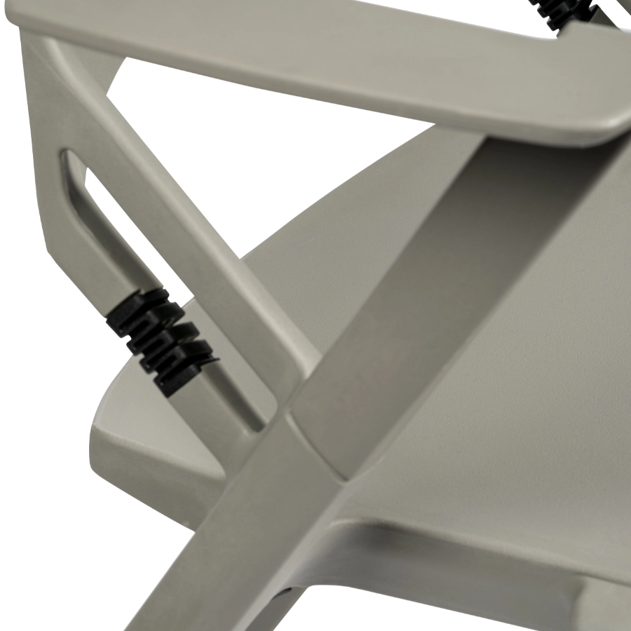 Myke Stacking Chair With Arms & Tablet