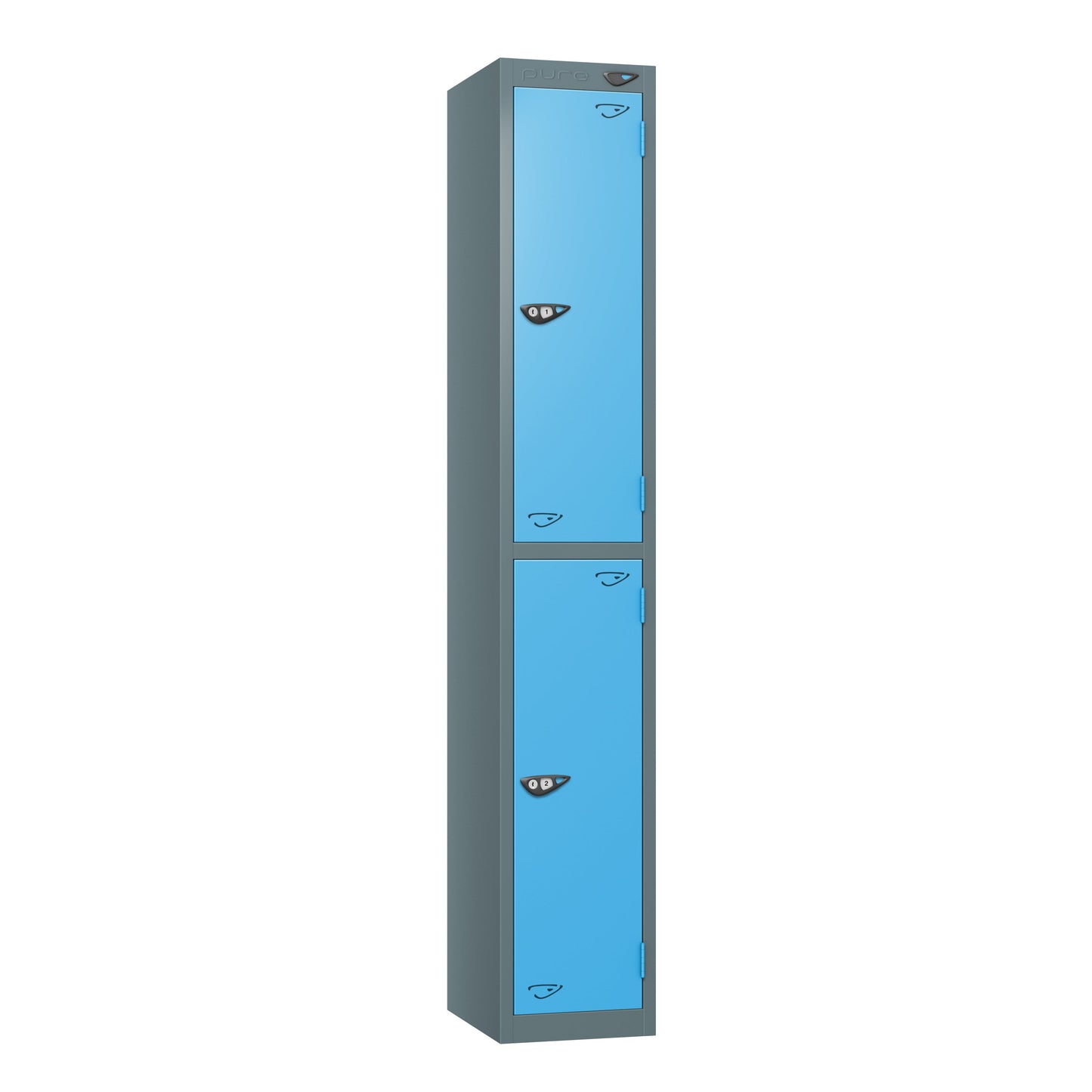 Pure Prime 2 Door Locker H1800xW380xD450mm