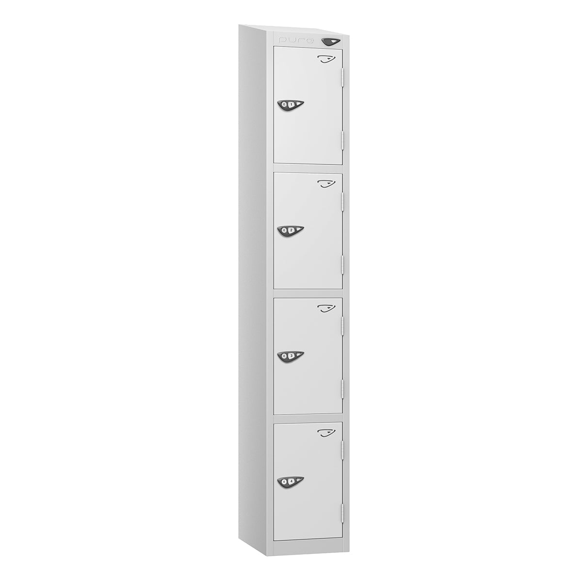 Pure Prime 4 Door Sloping Top Locker H1800xW380xD450mm