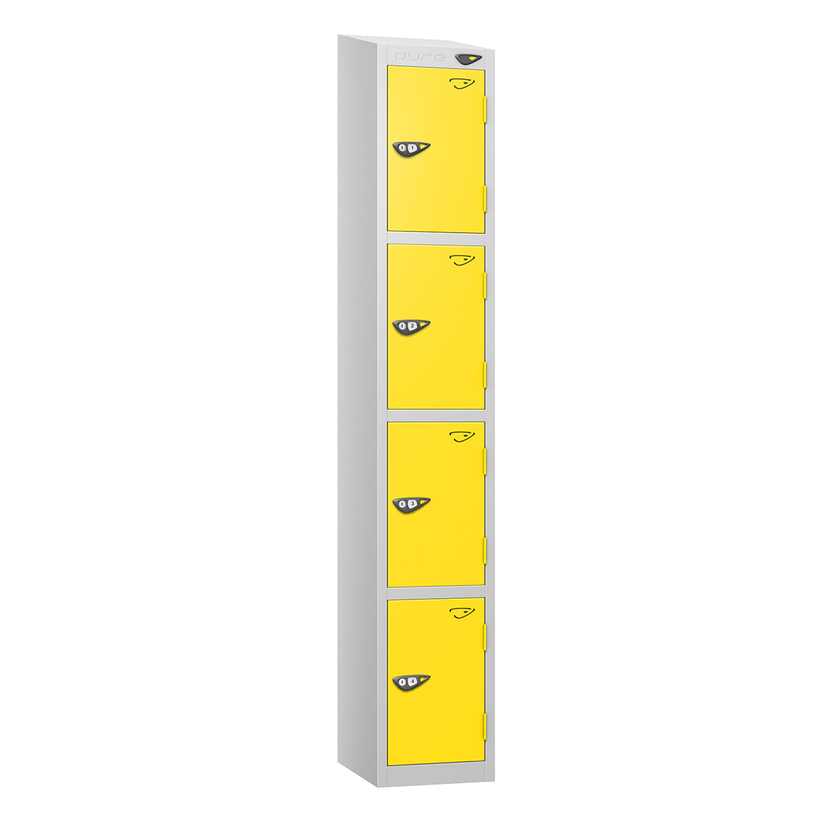 Pure Prime 4 Door Sloping Top Locker H1800xW380xD450mm