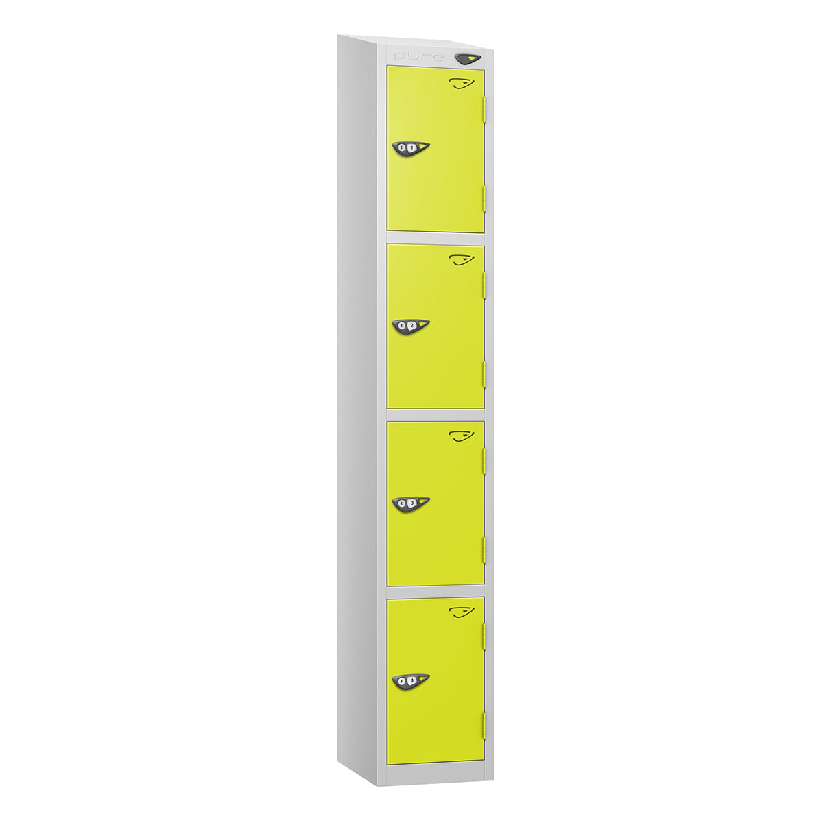 Pure Prime 4 Door Sloping Top Locker H1800xW380xD450mm