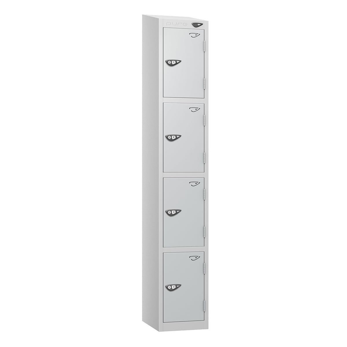 Pure Prime 4 Door Sloping Top Locker H1800xW380xD450mm