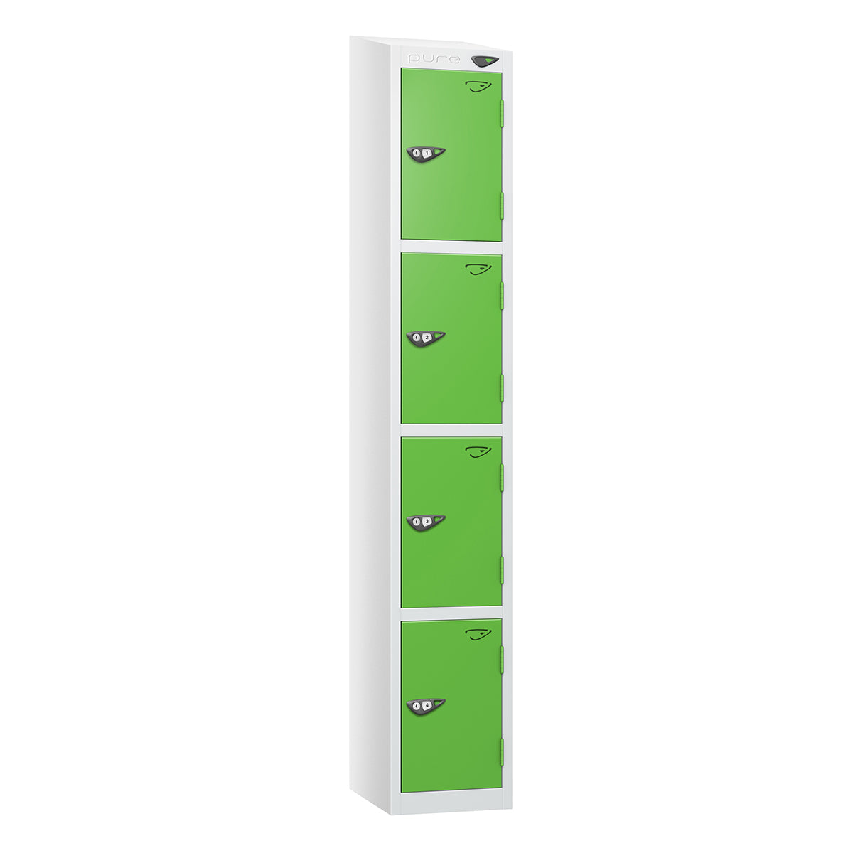 Pure Prime 4 Door Sloping Top Locker H1800xW300xD450mm