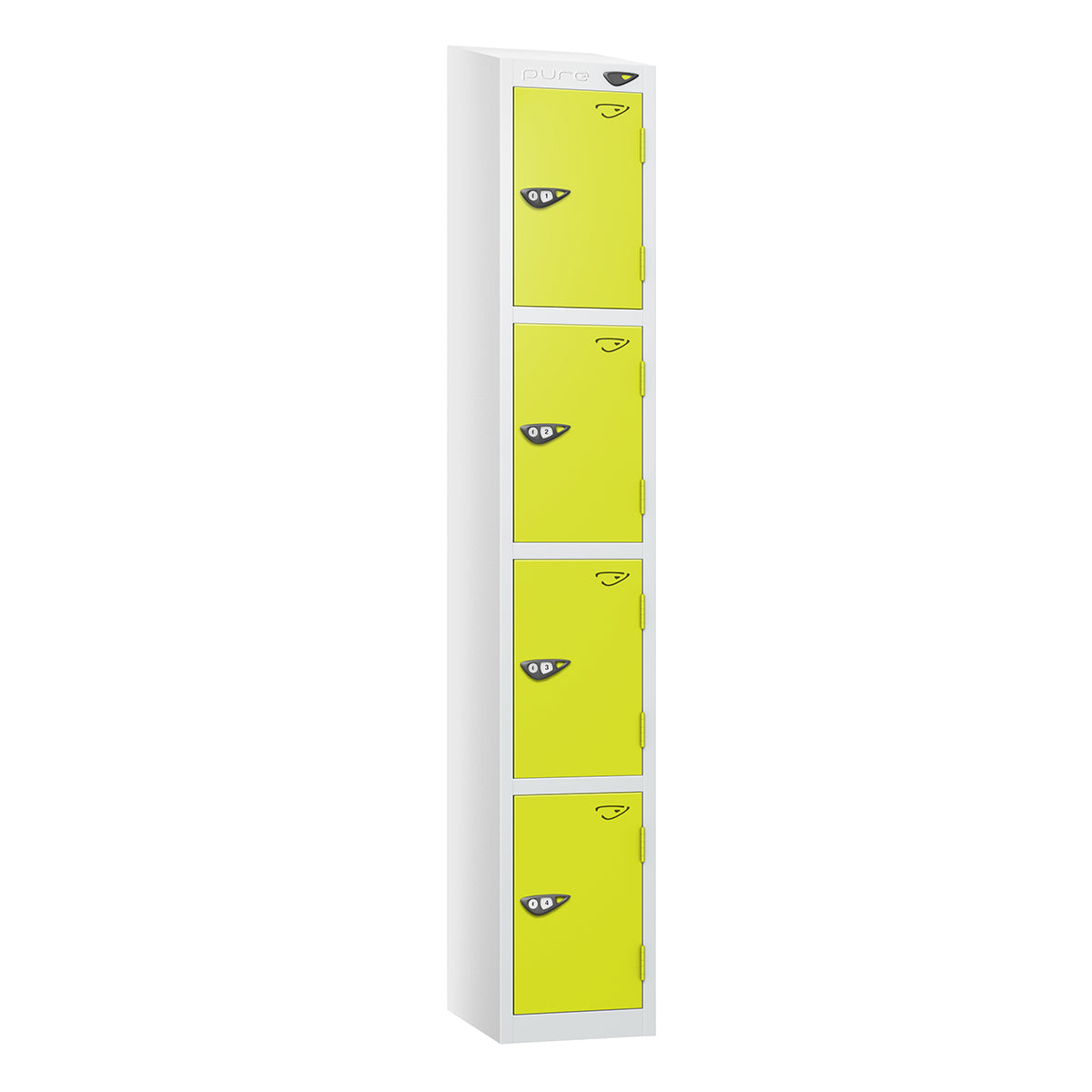 Pure Prime 4 Door Sloping Top Locker H1800xW380xD450mm