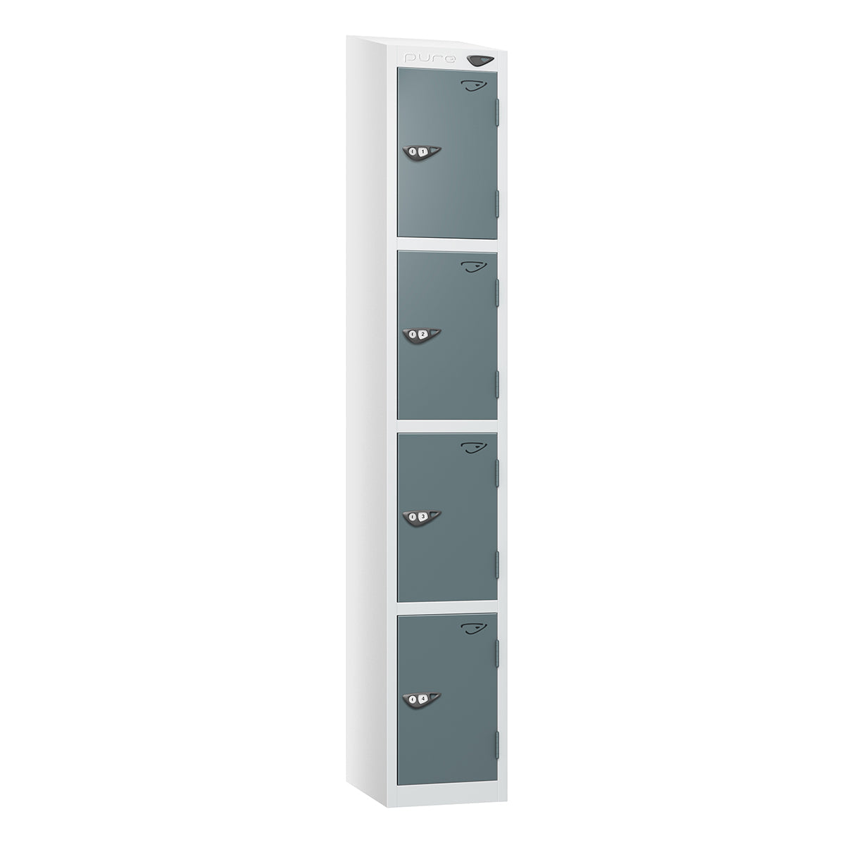 Pure Prime 4 Door Sloping Top Locker H1800xW380xD450mm