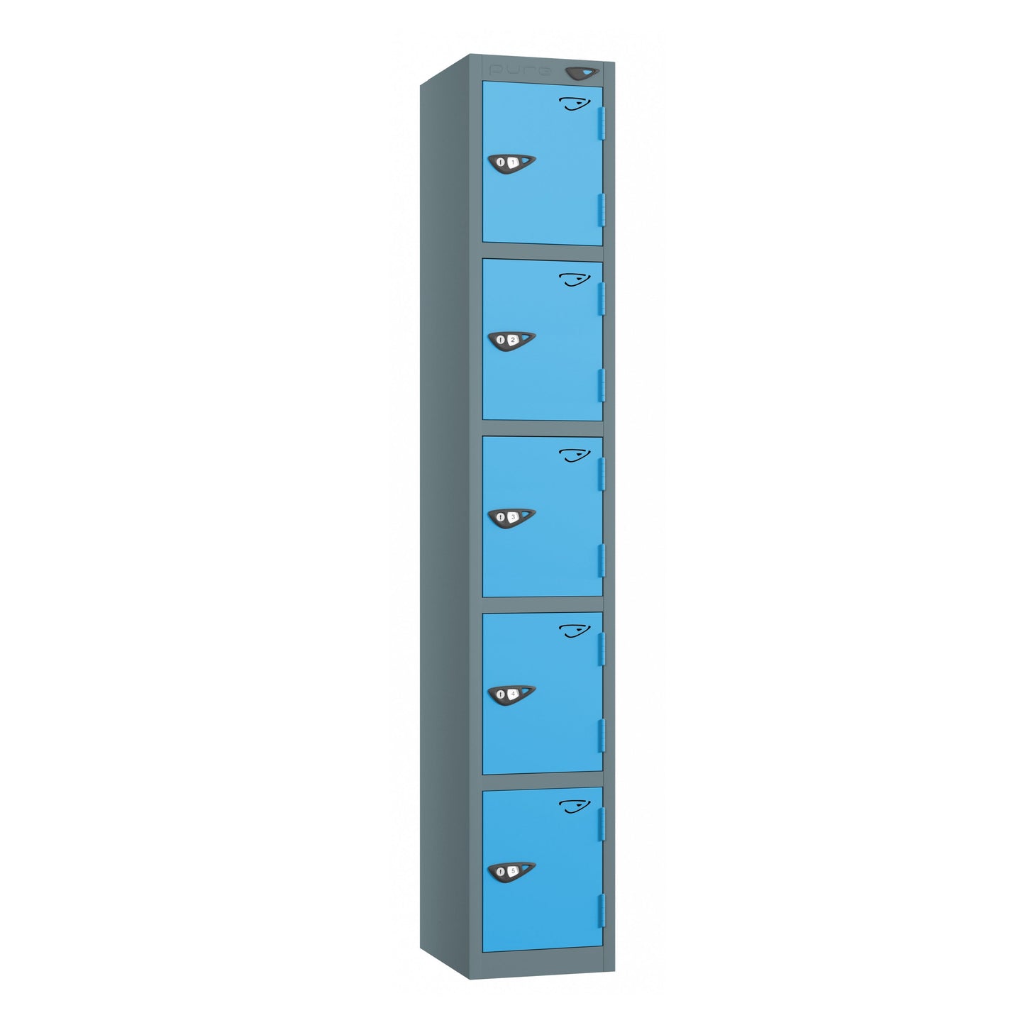 Pure Prime 5 Door Locker H1800xW380xD450mm