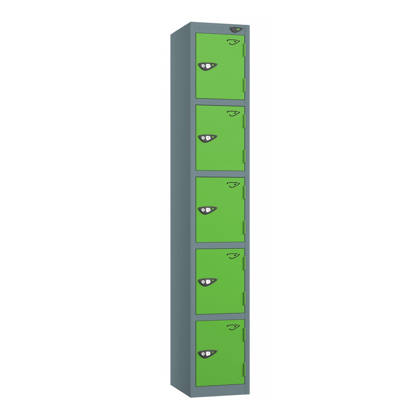 Pure Prime 5 Door Locker H1800xW380xD450mm