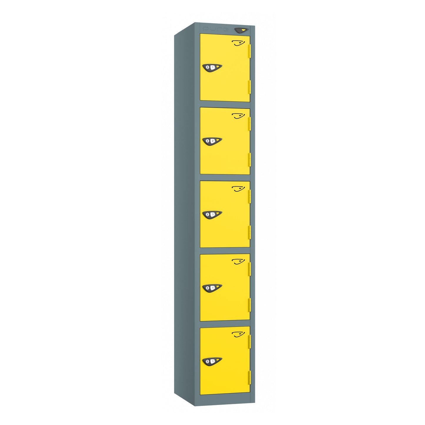 Pure Prime 5 Door Locker H1800xW380xD450mm