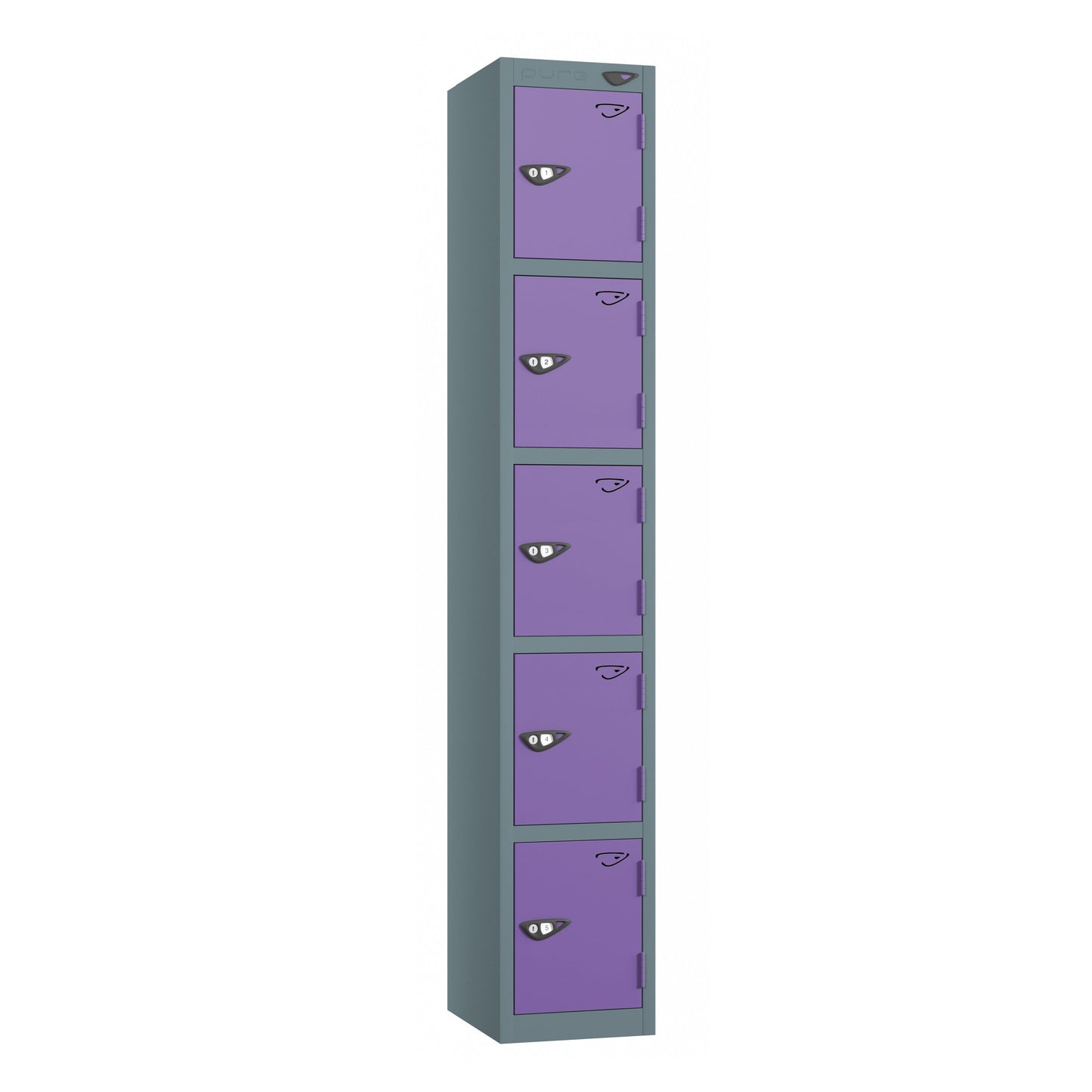 Pure Prime 5 Door Locker H1800xW380xD450mm