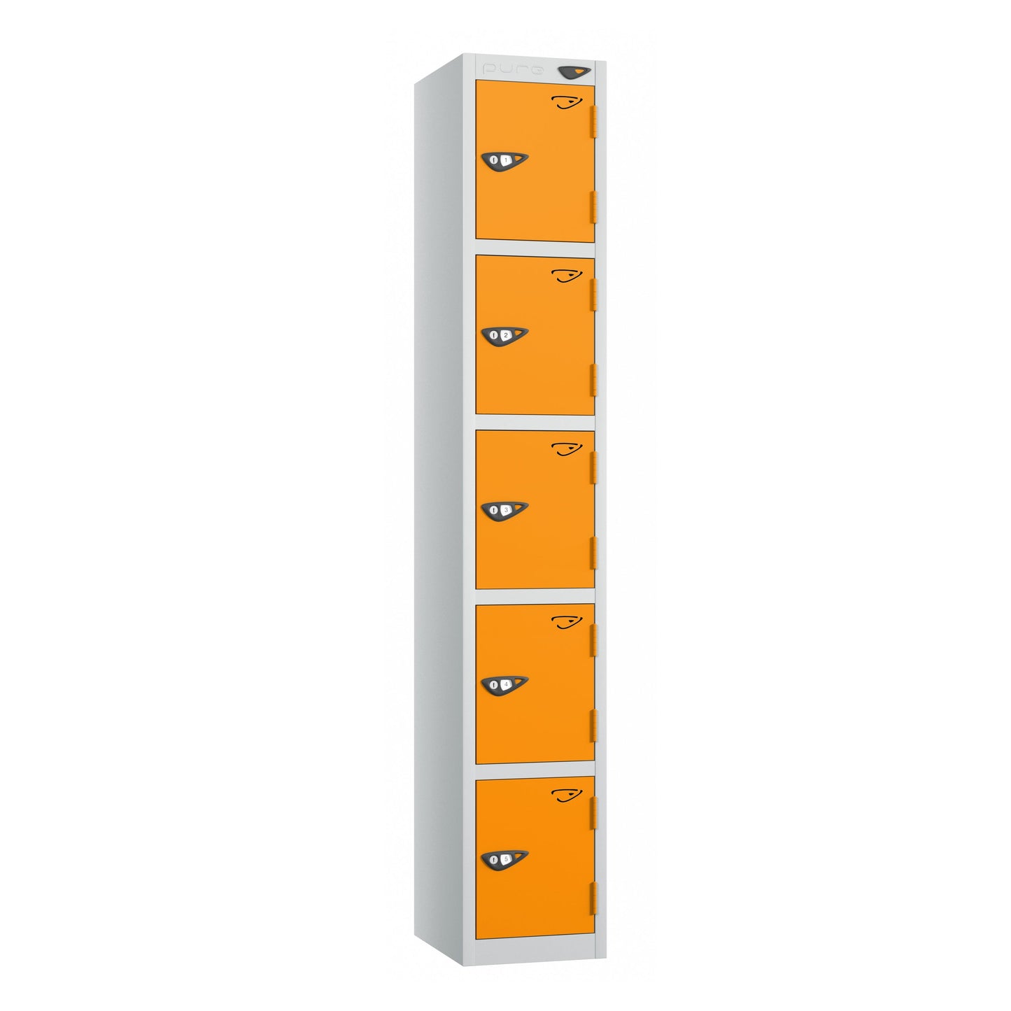 Pure Prime 5 Door Locker H1800xW380xD450mm