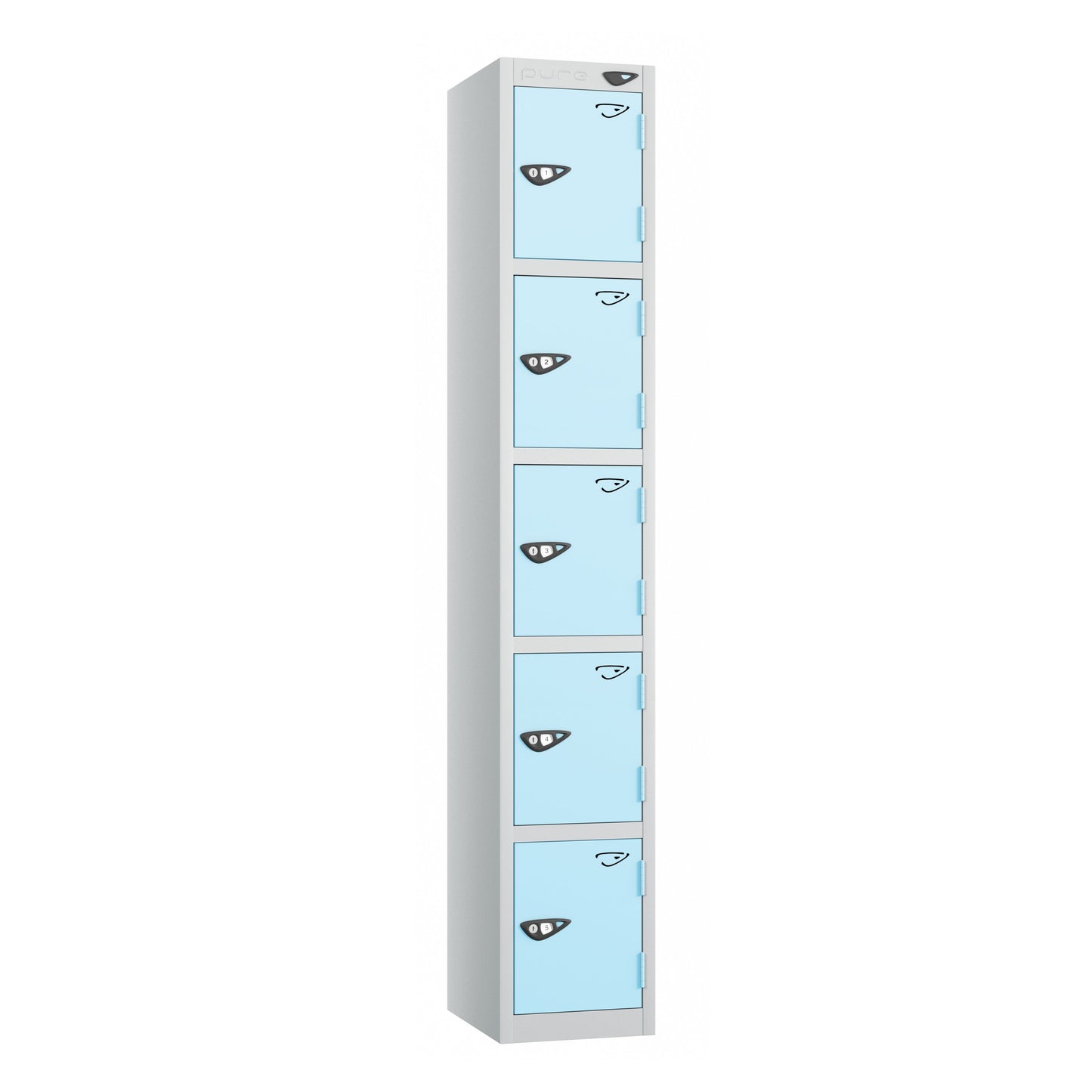 Pure Prime 5 Door Locker H1800xW380xD450mm