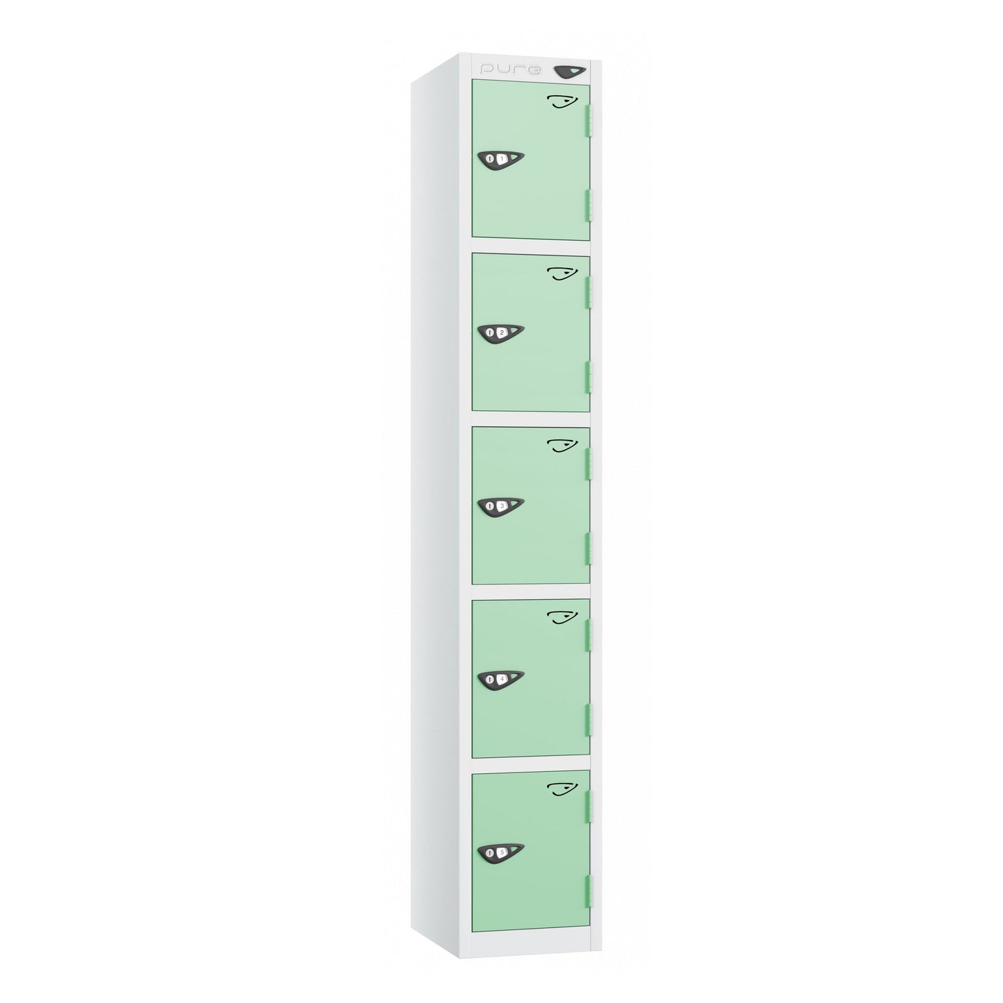 Pure Prime 5 Door Locker H1800xW380xD450mm