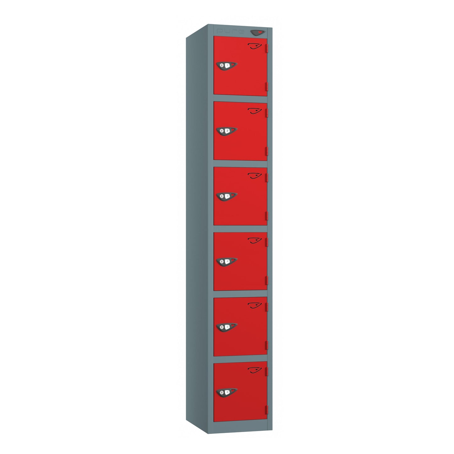 Pure Prime 6 Door Locker H1800xW450xD450mm