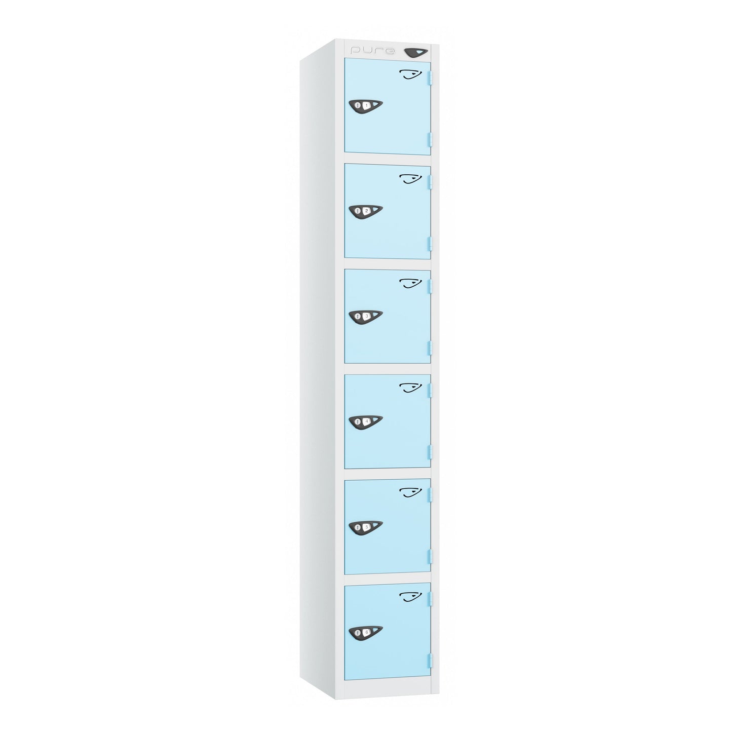 Pure Prime 6 Door Locker H1800xW450xD450mm