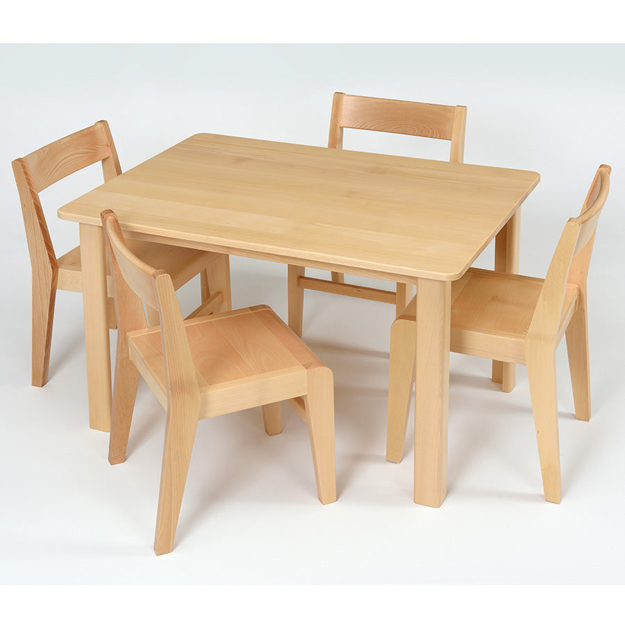 Devon Solid Beech Table Small Rectangular 960mm