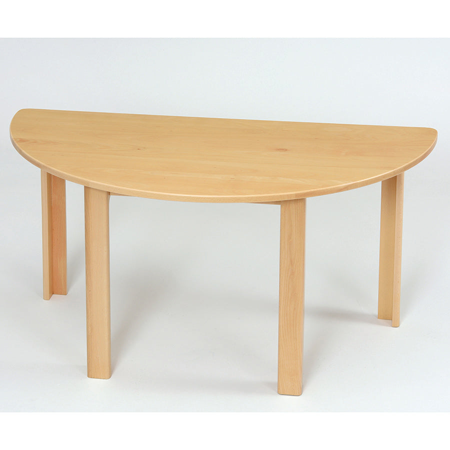 Devon Solid Beech Tables Half Circle