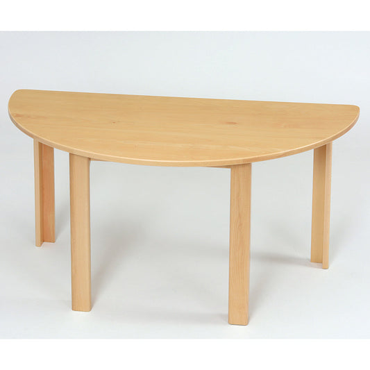 Devon Solid Beech Tables Half Circle