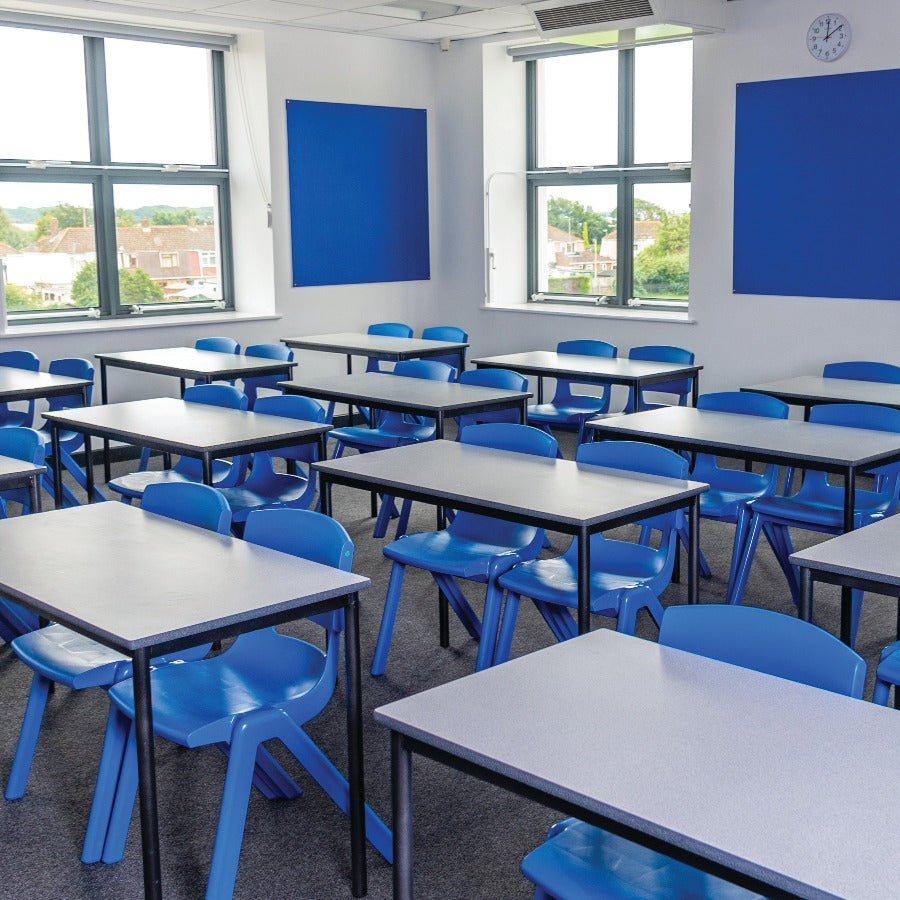 Cogent Classroom Table 1100x550 Rectangle Textured PU Edge