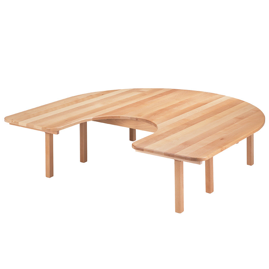 Beech Shaped Tables Horseshoe