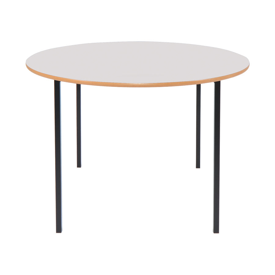 Morleys Fully Welded Classroom Table 1100dia. Circular MDF Edge